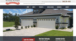 Desktop Screenshot of overheaddoordaytona.com